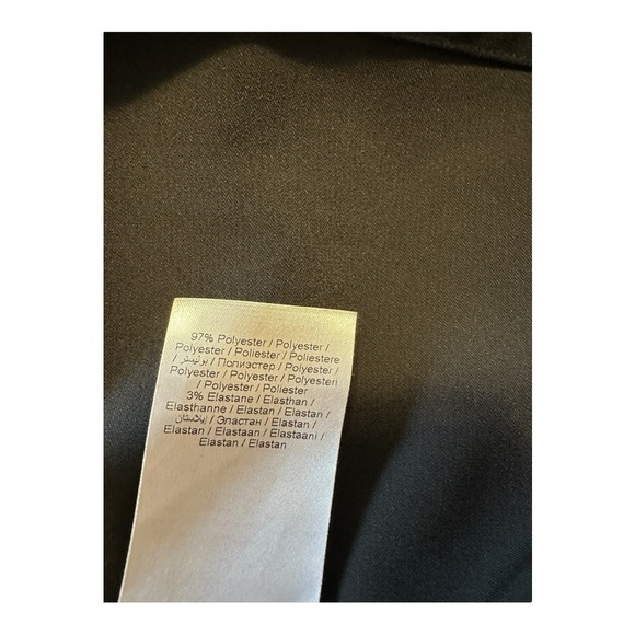 InWear Black Midi Abana Skirt - Ruffle With Split Elastic Waist - Size 8 - Picture 9 of 11